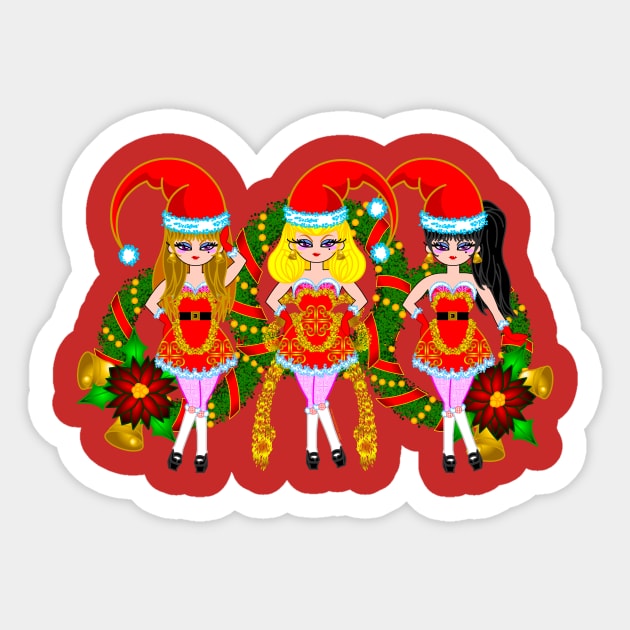 MEAN GIRLS CHRISTMAS Sticker by cholesterolmind